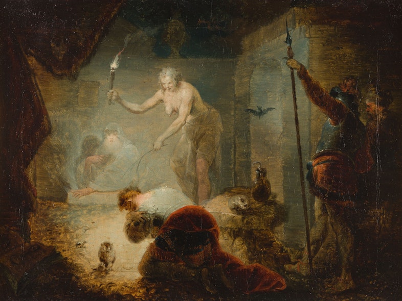 Saul And The Witch Of Endor (1753) - Januarius Zick